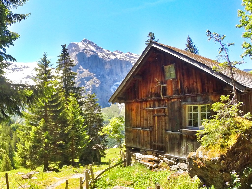 Alpland Switzerland summer hike