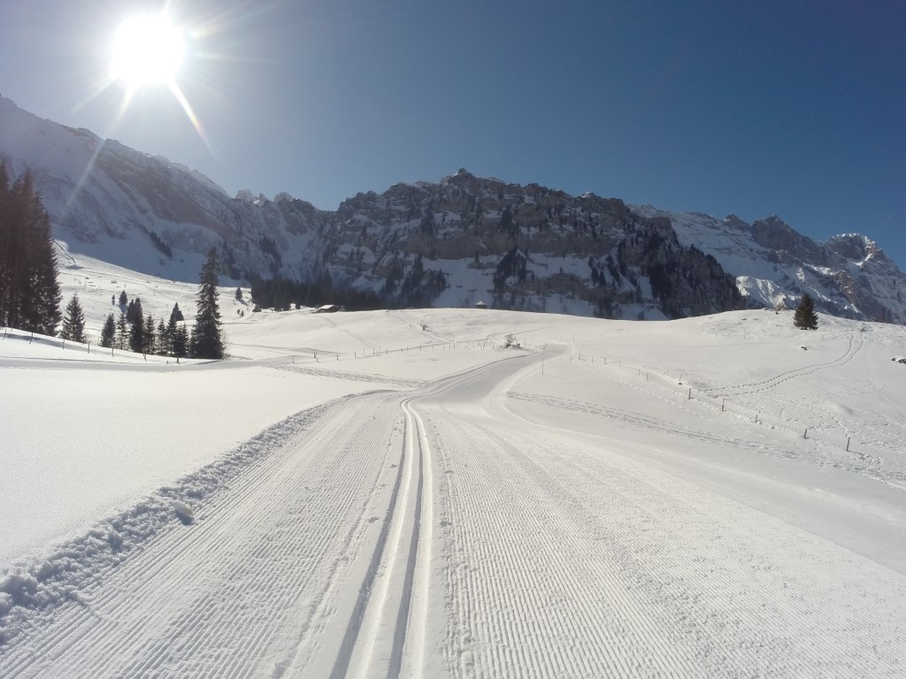 Alpland Switzerland winter Untertrübsee