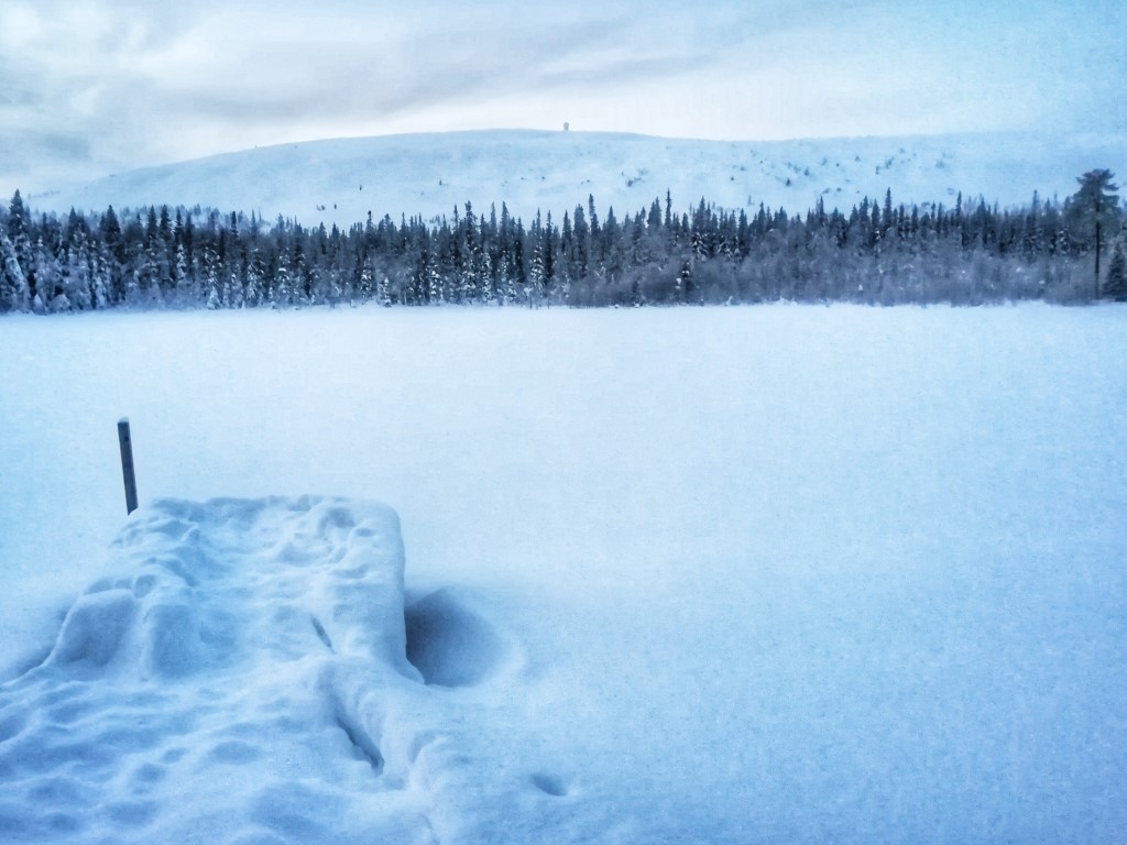 Alpland Lapland winter Luosto fell